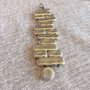 UNO de 50 silver bracelet